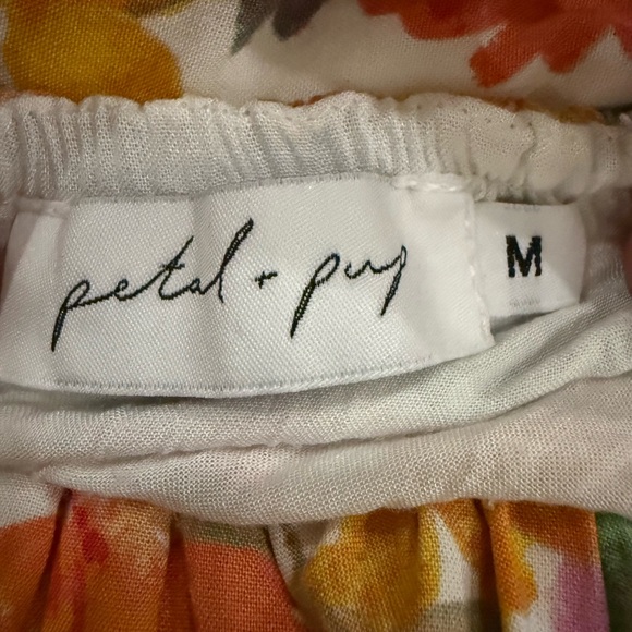 Petal & Pup Floral Halter Dress - Pink, Orange, Yellow - Picture 4 of 4